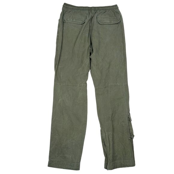 Richie Le Collection Cargo Pants Men’s Small Army Olive Green Pockets Drawstring - Picture 1 of 11